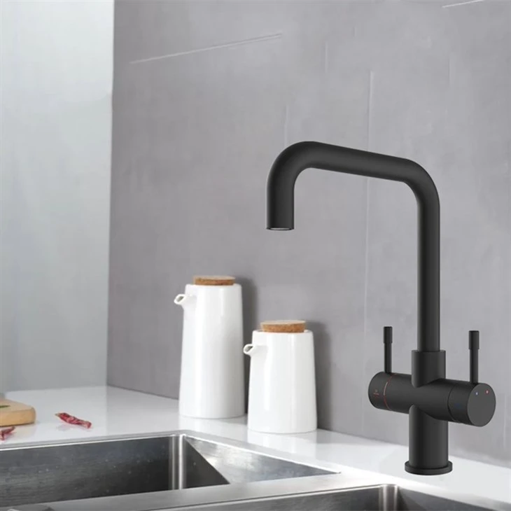 4 in 1 boiling water tap black